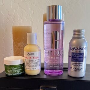 Clinique, Kiehl’s and L’Occitane bundle
